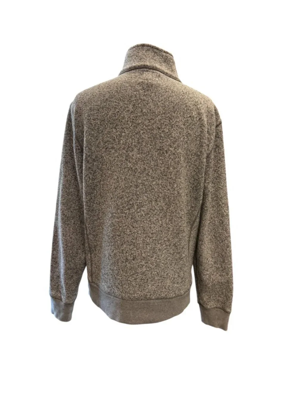 J Crew 1/4 Zip Fleece Sweater Gray Pullover Men’s Medium